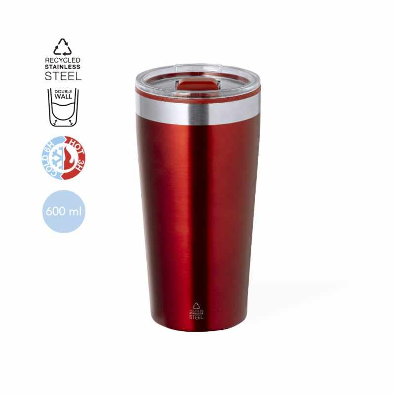 Bicchiere Termico da 600 ml con stampa logo - cod. MK20783