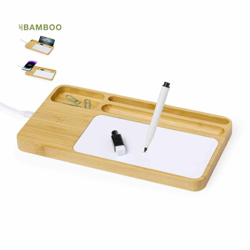 Caricabatterie wireless con scritte serigrafate - cod. MK20843