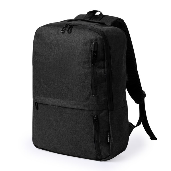 Zaino in poliestere con logo e scritte - cod. MK20882