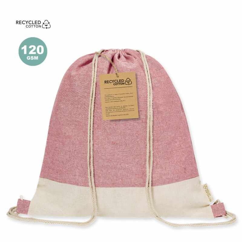 Zainetto in cotone personalizzabile f.to 38x42cm. - cod. MK20907