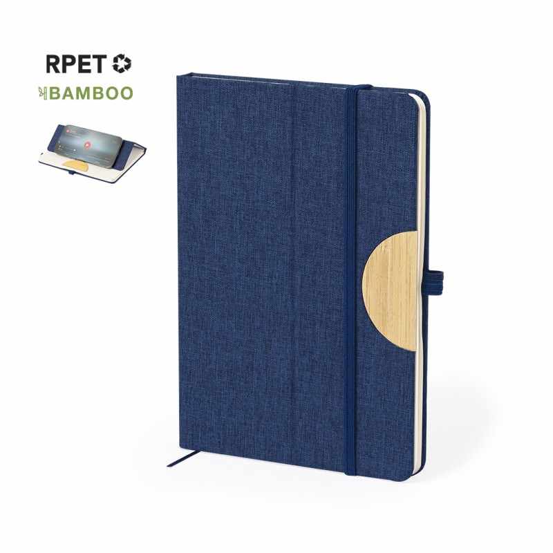 Block Notes personalizzabile con portacellulare - cod. MK20954