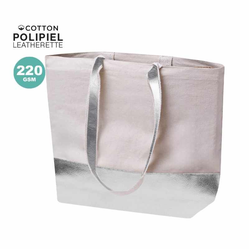 Borsa con soffietto con logo f.to 35x48x15 cm. - cod. MK21055