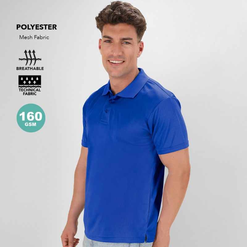 Polo traspirante da stampare - cod. MK21154