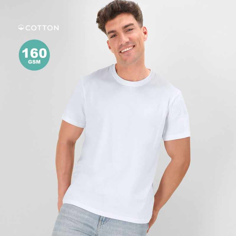 T-Shirt Bianca di cotone personalizzabile - cod. MK21178