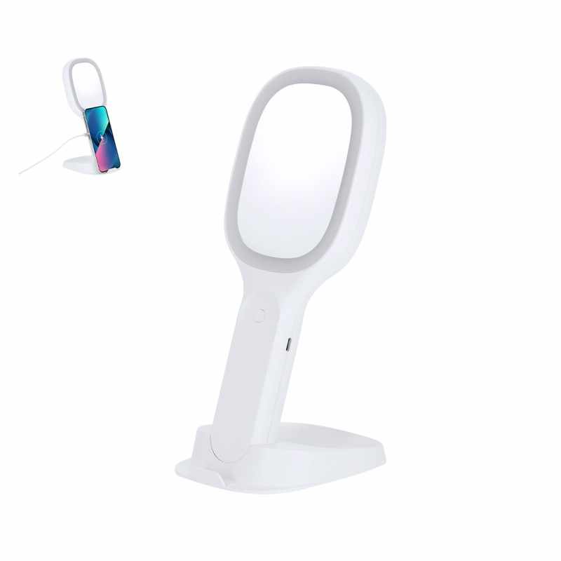 Specchio personalizzato con caricatore wireless - cod. MK21333