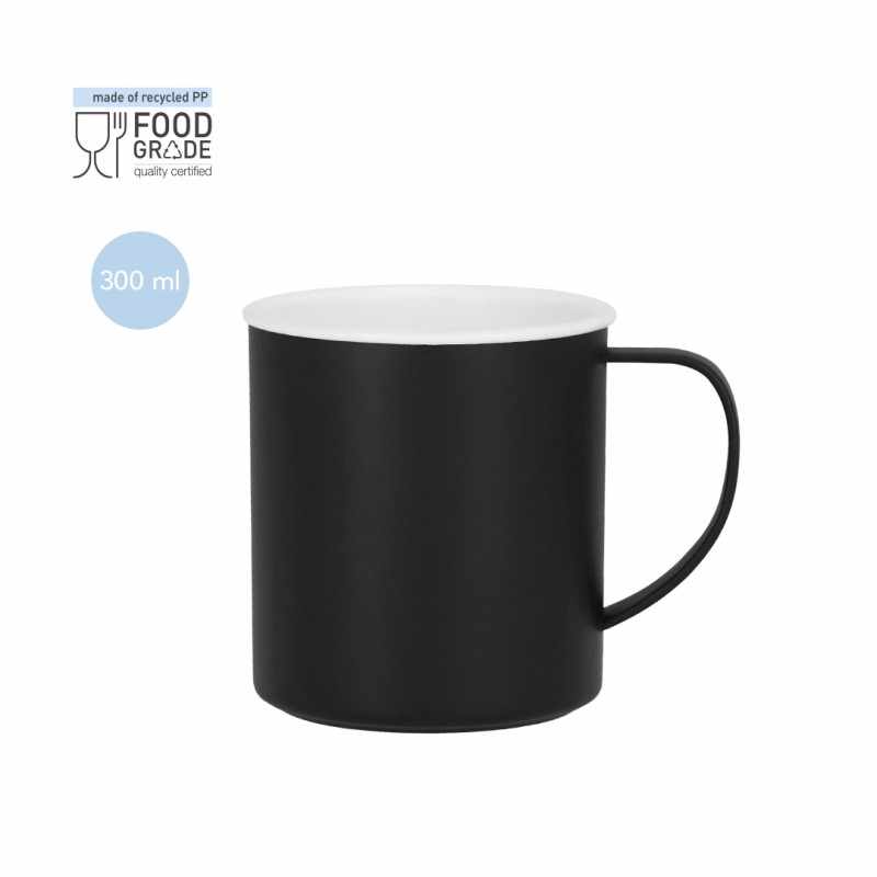 Tazza in plastica bicolore - cod. MK21335