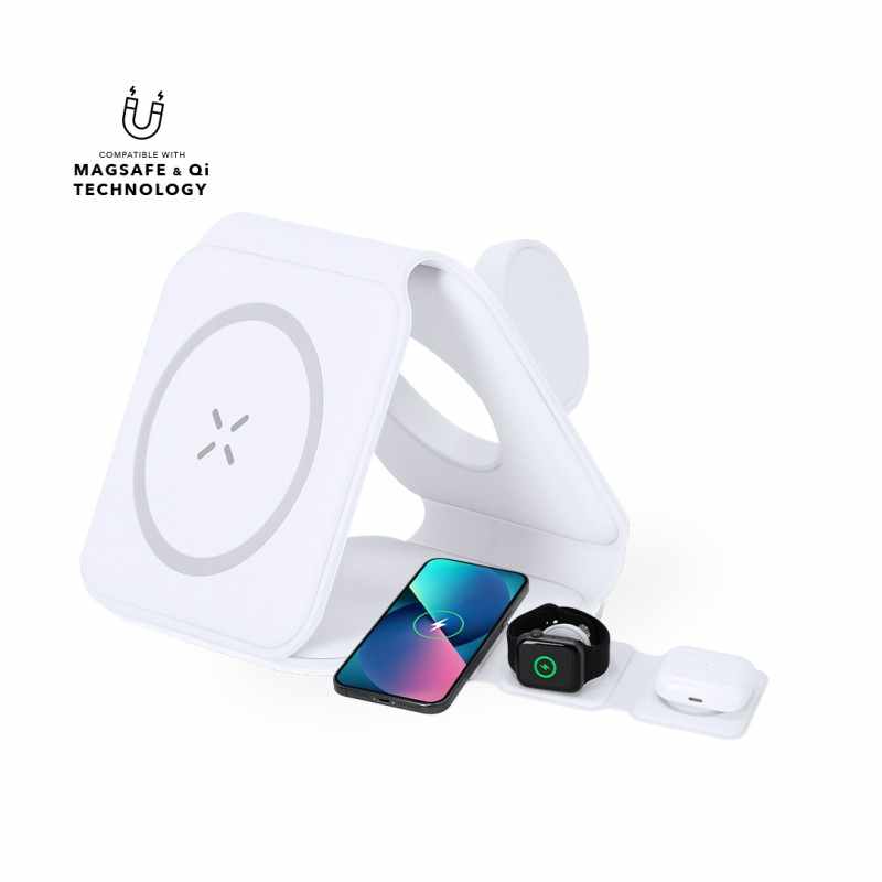 Caricatori wireless con logo promozionale - cod. MK21355