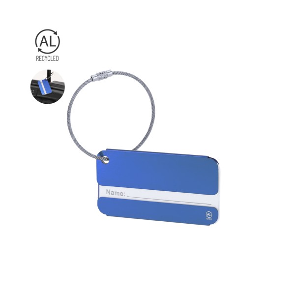 Badge Bagaglio da serigrafare con logo - cod. MK21503