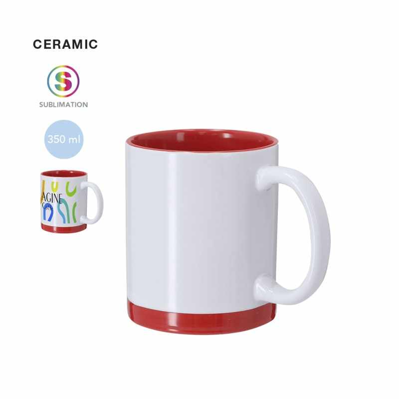 Tazza in ceramica di 350 ml per sublimazione - cod. MK21565