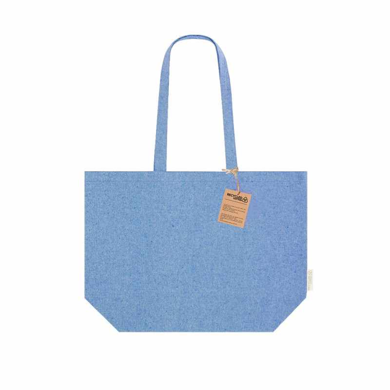 Borsa in cotone f.to 50x36x16 cm. con manici lunghi - cod. MK21649