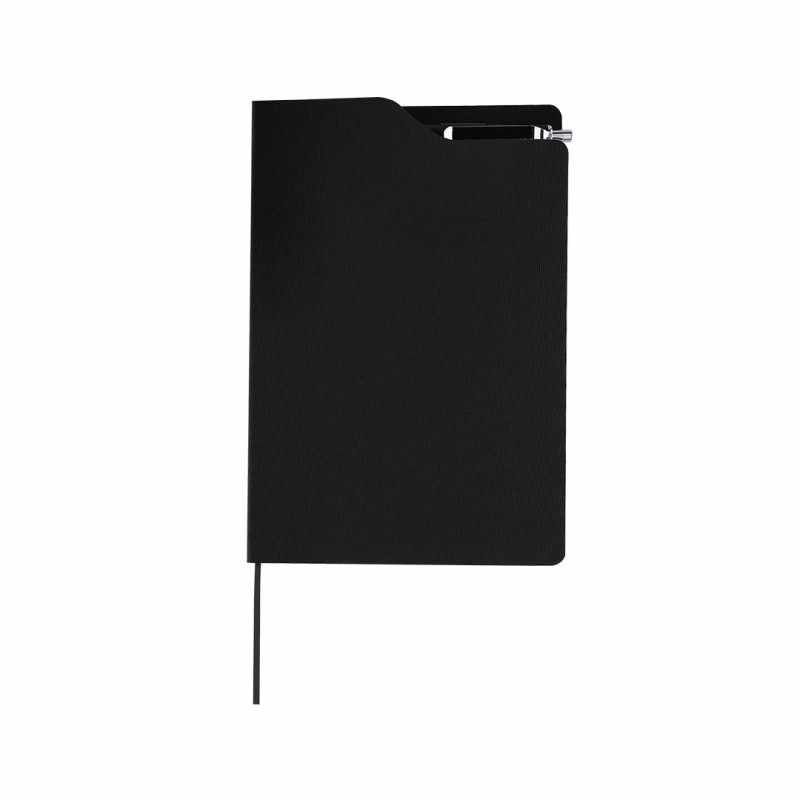 Block Notes da 80 pagine di colore crema a righe con penna - cod. MK21658