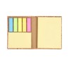Blocco note in sughero con note adesive