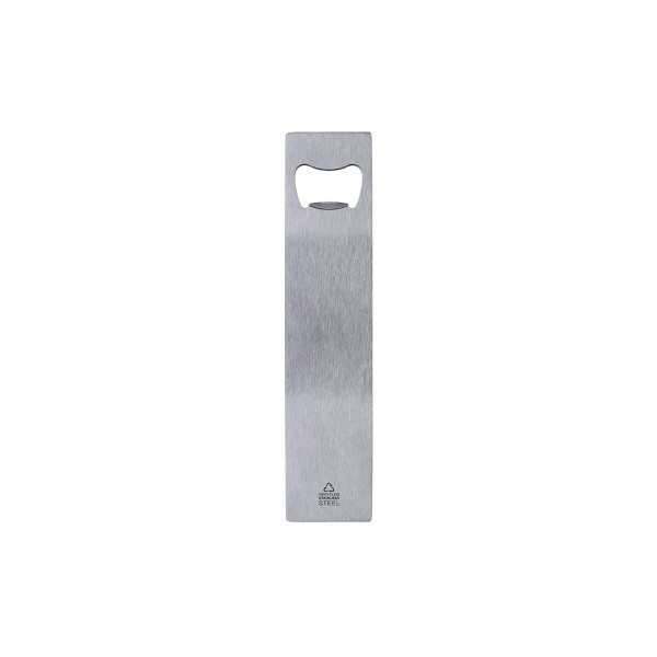 Apribottiglie in acciaio riciclato promozionale - cod. MK21727