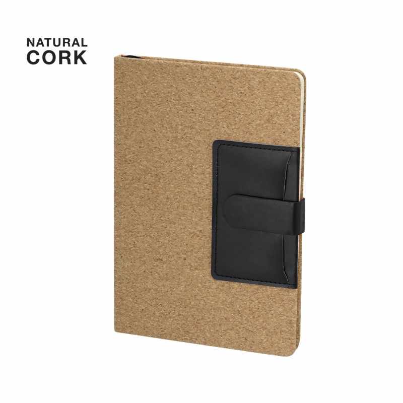 Block Notes in sughero da 80 pagine a righe - cod. MK21798