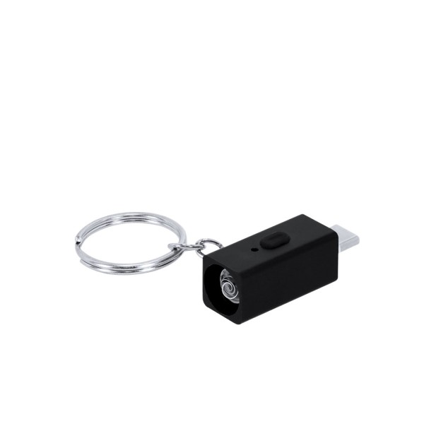 Accendino Elettrico promozionale con portachiavi - cod. MK21873