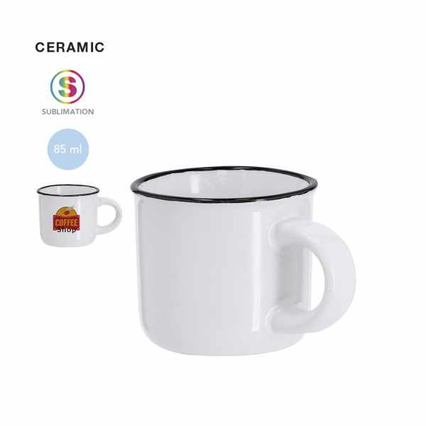 Tazza vintage in ceramica da personalizzare - cod. MK21916
