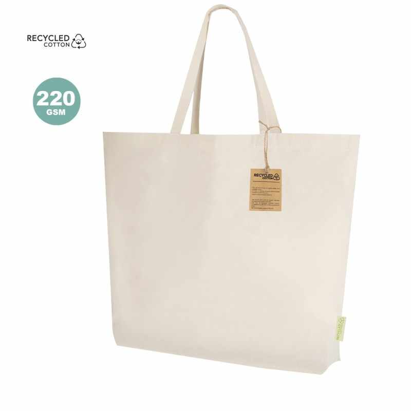 Shopping bags in cotone riciclato f.to 60x45x15cm. - cod. MK21944