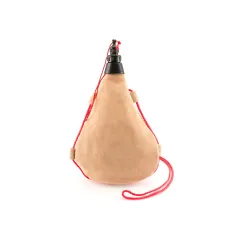 Borraccia da 1 litro in pelle scamosciata