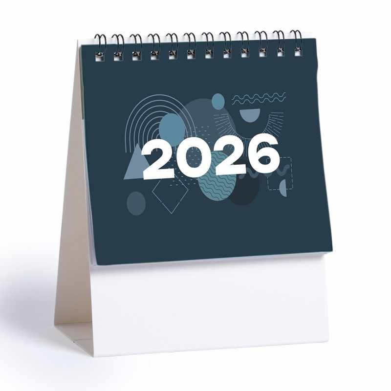 Calendari da Tavolo ad anelli personalizzati - cod. MK2320