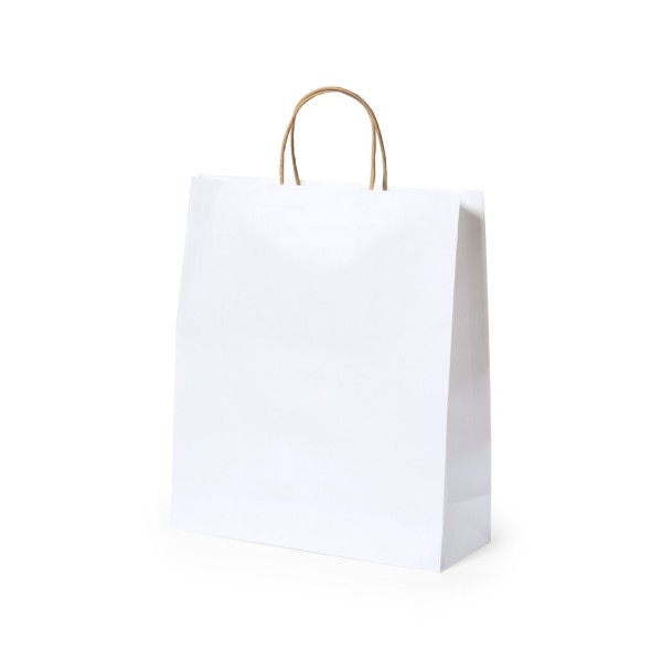 Borse in carta riciclata personalizzabili f.to 32x40x12 cm. - cod. MK2720