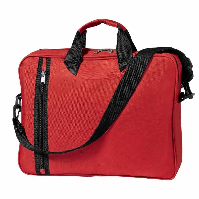 Borsa con cerniera per documenti con logo - cod. MK3477