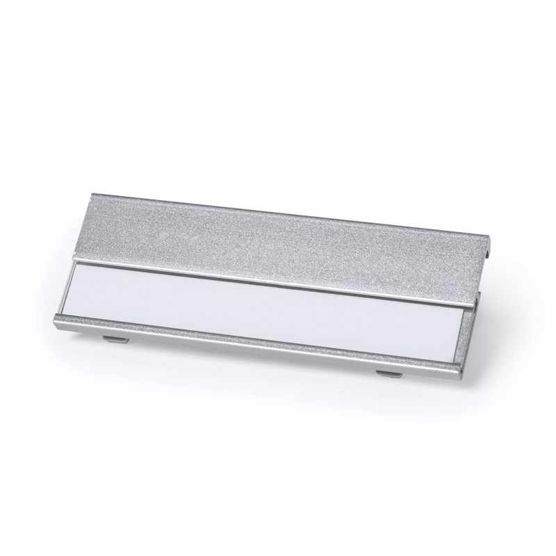 Badge in alluminio personalizzabile - cod. MK3726