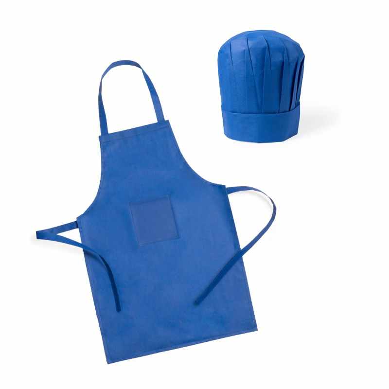 Grembiule con cappello da chef per bambini - cod. MK4754
