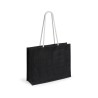 Borsa in Juta Laminata con stampa logo f.to 44.5x35x14 cm.