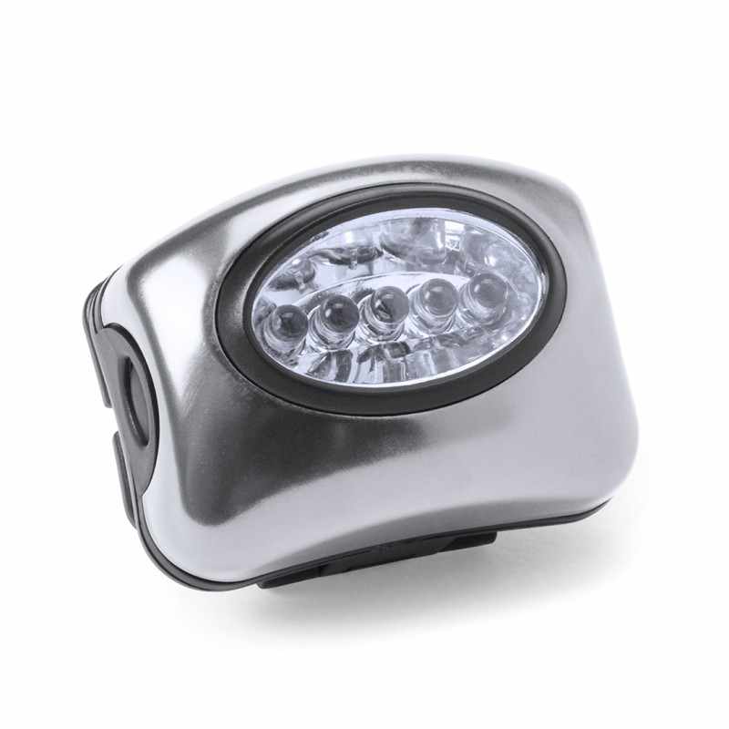 Torcia da testa a 5 LED con stampa logo - cod. MK5148