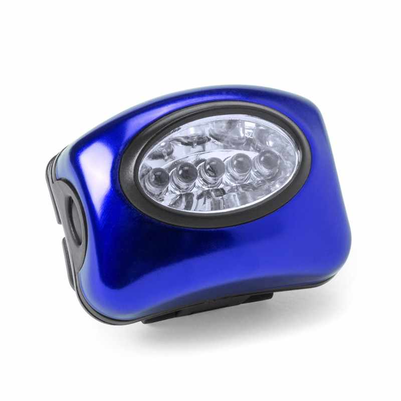 Torcia da testa a 5 LED con stampa logo - cod. MK5148