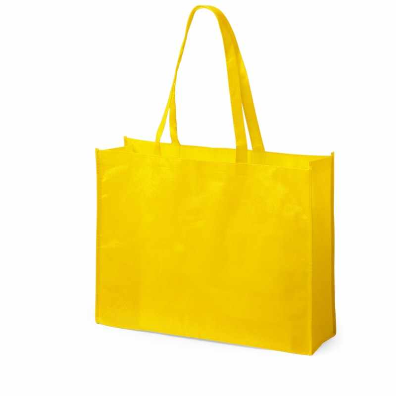 Borse in TNT con manici lunghi con logo personalizzato f.to 52x40.5x15 cm. - cod. MK5253