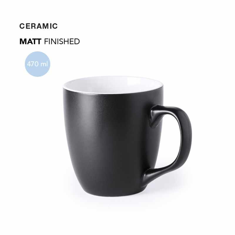 Tazza in ceramica da serigrafare con logo - cod. MK5686