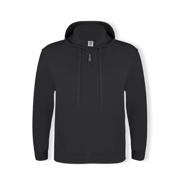 Felpa con Cappuccio Adulto + Zip "keya" - cod. MK5866