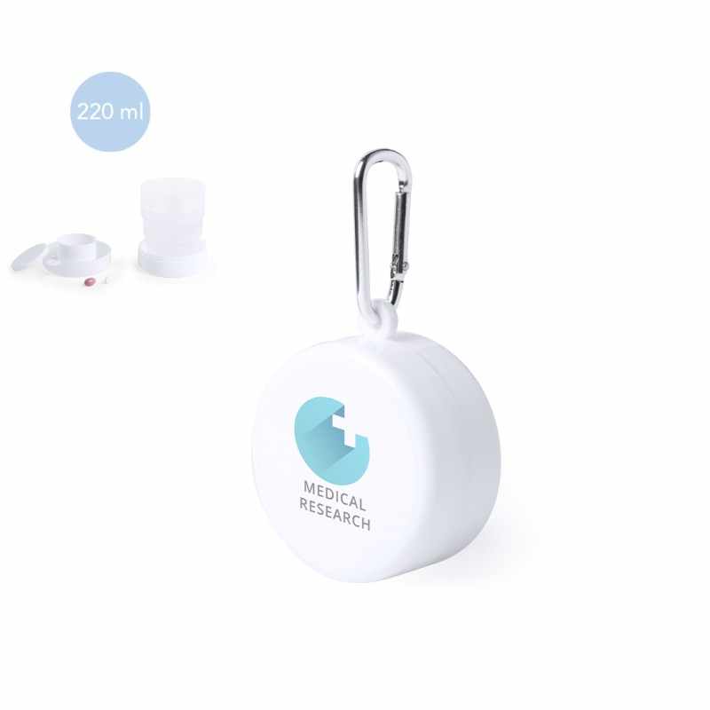 Bicchiere pieghevole con logo - cod. MK6006