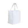 Borse in TNT con manici lunghi con logo stampato f.to 33x38x25 cm.