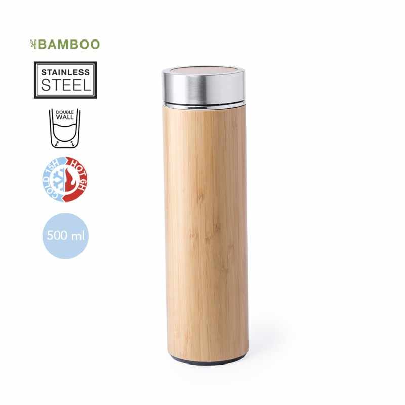 Thermos con scritte stampate da 500 ml - cod. MK6156