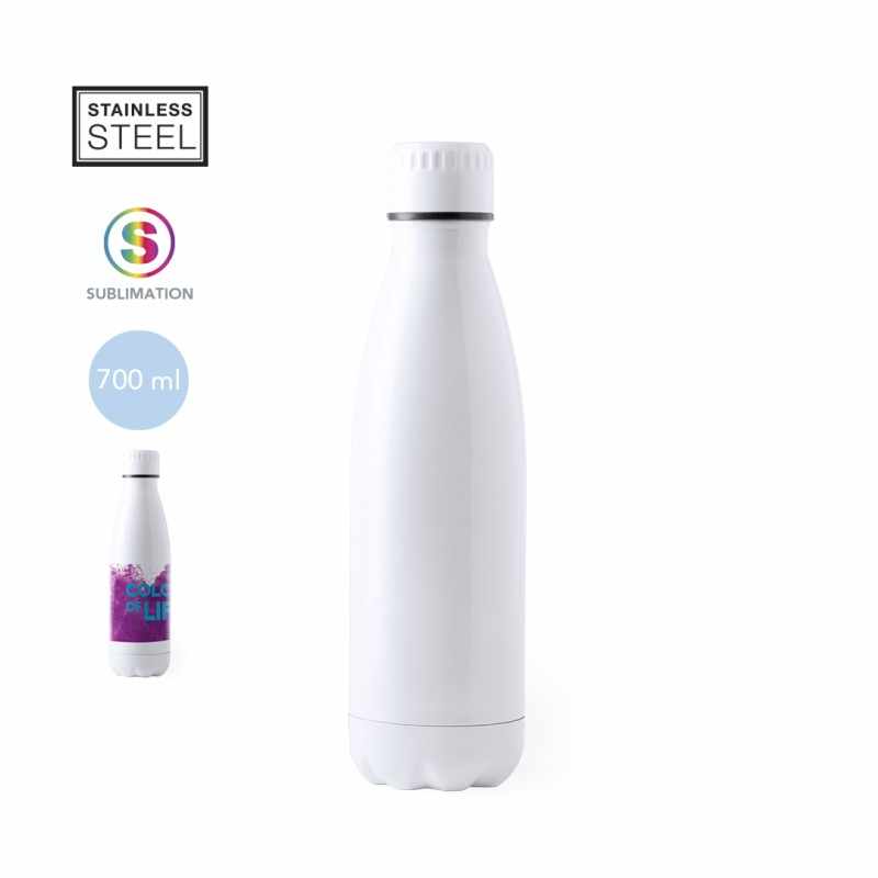 Borraccia da 700 ml in acciaio da personalizzare - cod. MK6164
