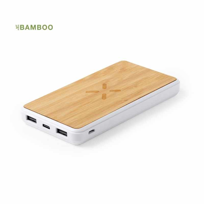 Power Bank wireless da 8000 mAh da stampare con scritte - cod. MK6273