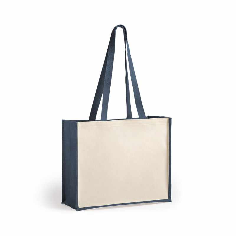 Borsa in juta da personalizzare f.to 39x31.5x16cm. - cod. MK6387