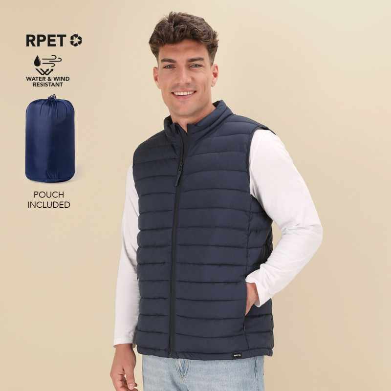 Gilet con logo stampato - cod. MK6757