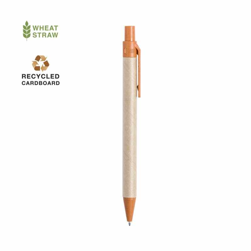 Penna biro in cartone riciclato da personalizzare - cod. MK6773