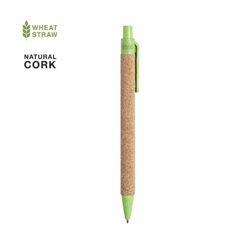 Penna biro personalizzabile in sughero - cod. MK6774