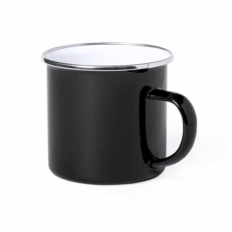 Tazza in acciaio da 380 ml con design vintage - cod. MK6861