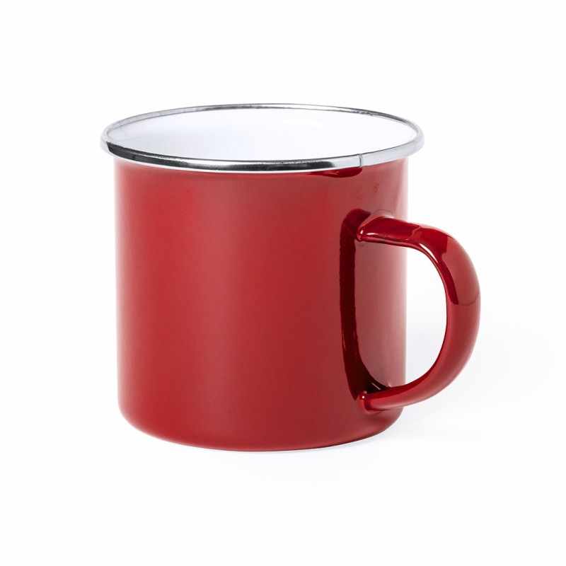 Tazza in acciaio da 380 ml con design vintage - cod. MK6861