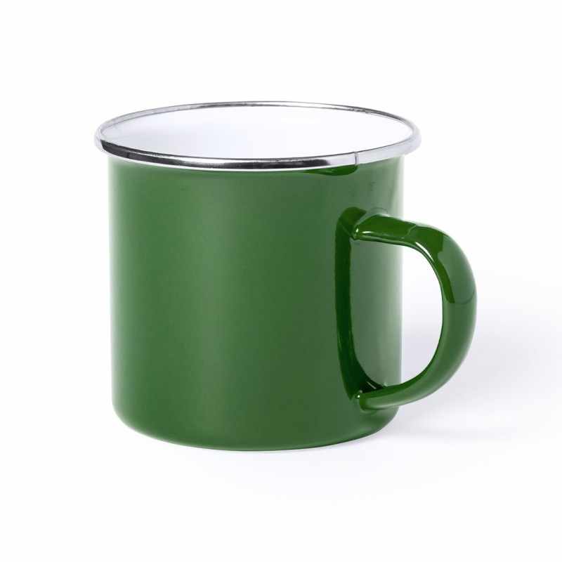 Tazza in acciaio da 380 ml con design vintage - cod. MK6861