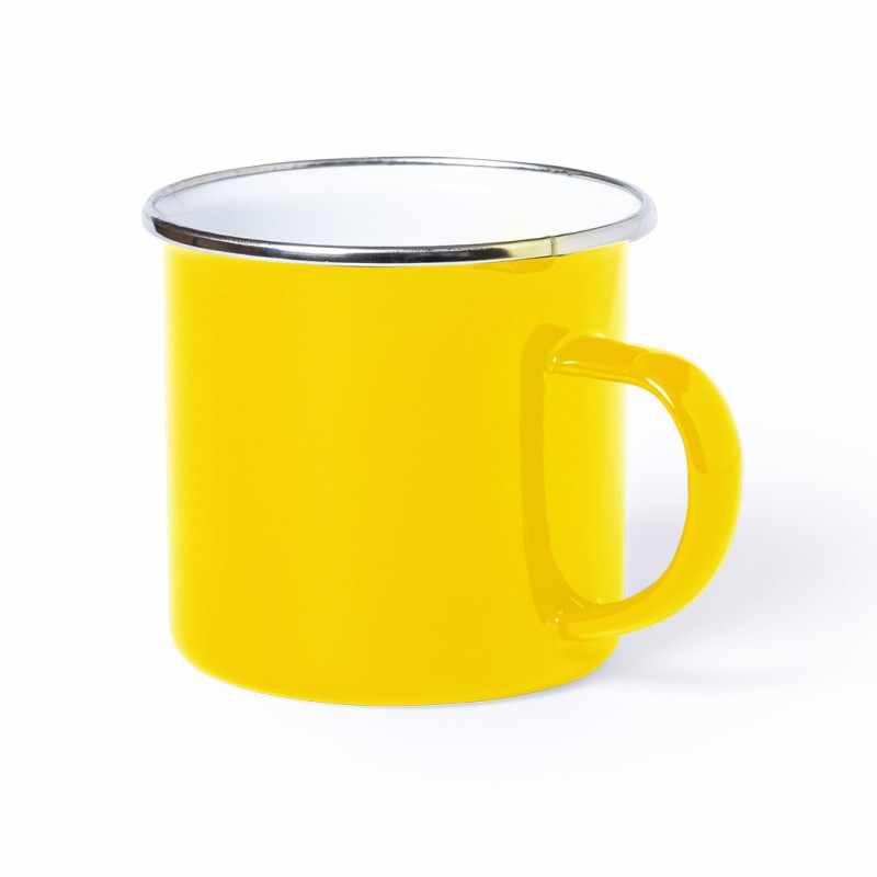 Tazza in acciaio da 380 ml con design vintage - cod. MK6861