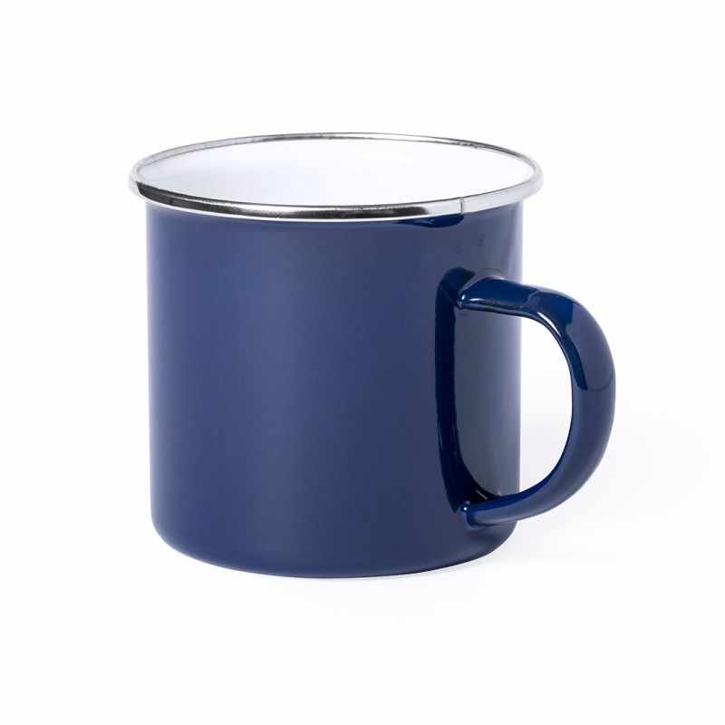 Tazza in acciaio da 380 ml con design vintage - cod. MK6861