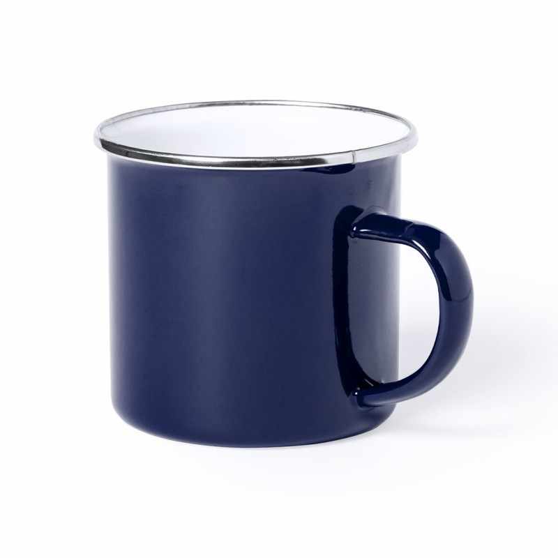 Tazza in acciaio da 380 ml con design vintage - cod. MK6861