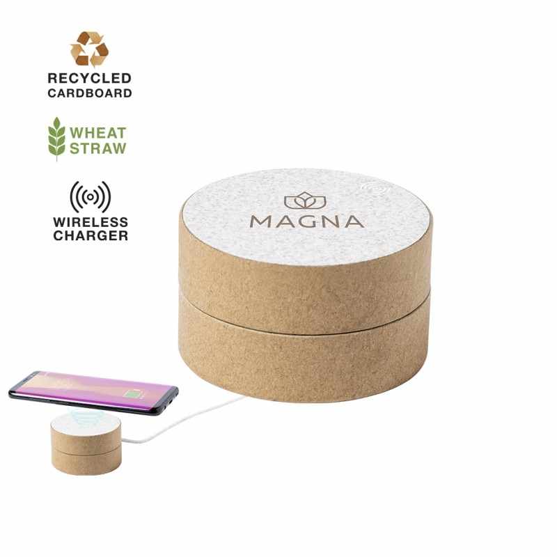 Caricabatterie wireless personalizzabile - cod. MK6929