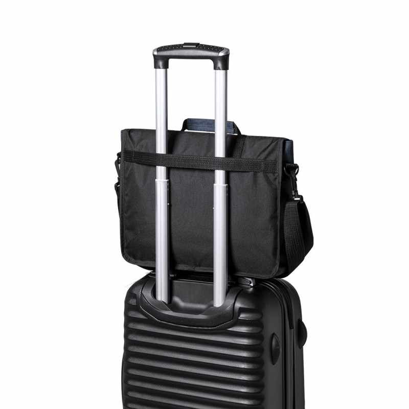 Borsa portadocumenti con tasca interna e tracolla regolabile - cod. MK1044